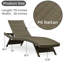 Chaise longue d'extérieur pliable inclinable Salcombe (ensemble de 4)-2103876726