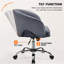 Swivel Office Task Chair with Adjustable Height and Padded Cushion-296588776