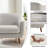 Kaya 35''W Modern Upholstered Accent Chair Boucle-489274827