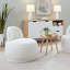 Chaise d'appoint en tissu sherpa Alara-122622445