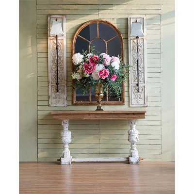 Charming Vintage-Style Buffet Table Ideal for Dining Room and Home Decor, Combining Durability and Rustic Elegance