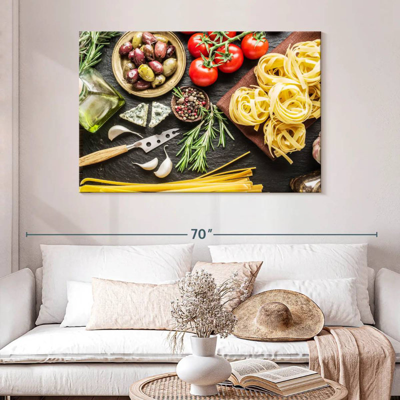 Yarlin Cooking Pasta, 32" H x 48" W