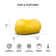 Big Joe Giant Foam Filled Bean Bag Sofa with Soft Removeable Cover
