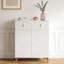 Buffet à 2 portes cannelé, buffet avec tablettes réglables-1986063951