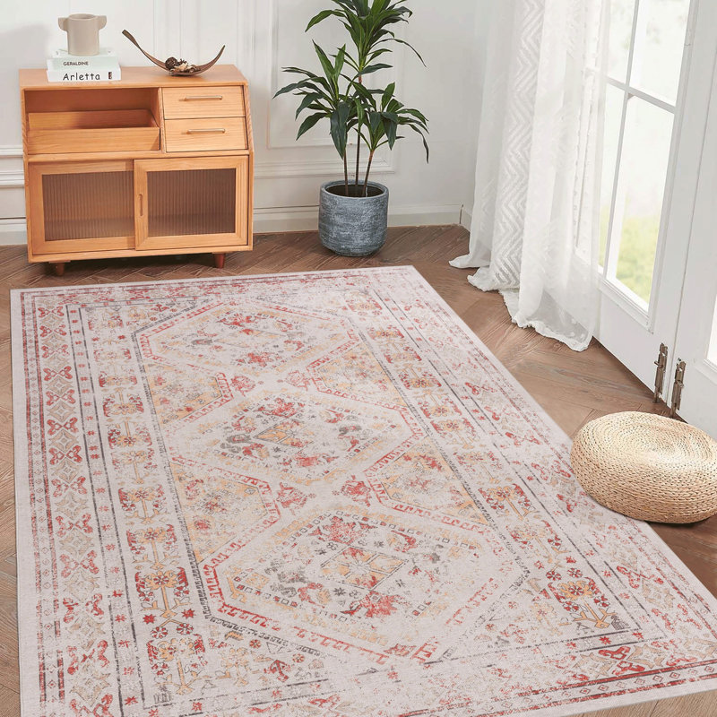 Lint-free, stylish, stain-resistant area rug, Rectangle 9' x 12'