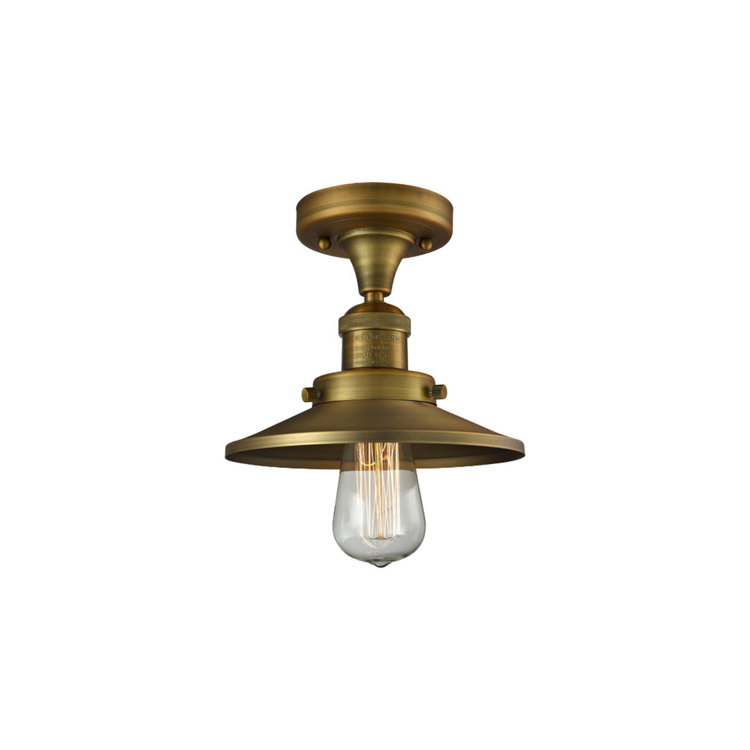 Clintonpark Semi Flush Mount Beachcrest Home™ Fixture 