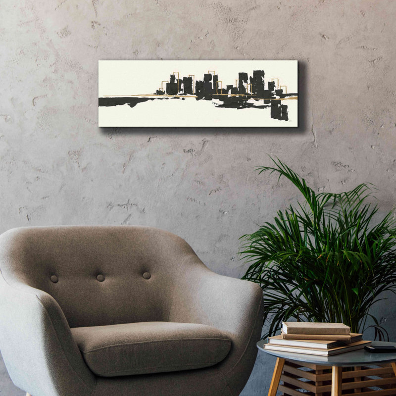 «Gilded City I» par Chris Paschke, estampe numérique sur toile, H 12 po x l 36 po
