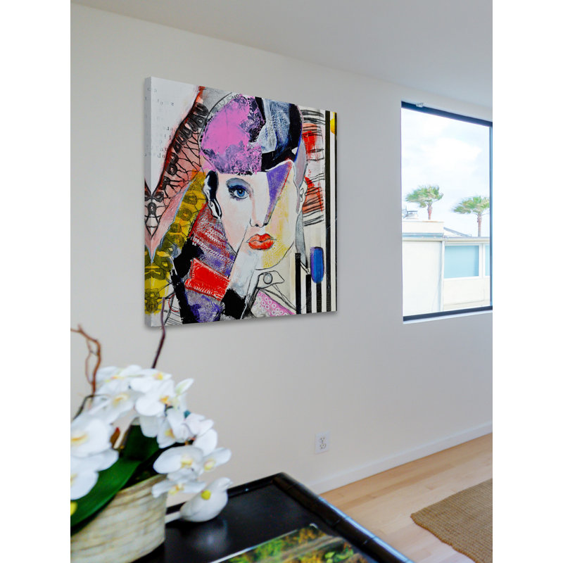 "Upside Down Inside Out II", reproduction sur toile tendue, H 40 po x l 40 po x P 1,5 po