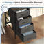 Bureau fixe 47 pouces, 4 tiroirs + tablette de rangement avec lumière DEL et multiprise-1902253616-1902253618