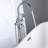 2 Handle Clawfoot Tub Faucet with Diverter-90742924