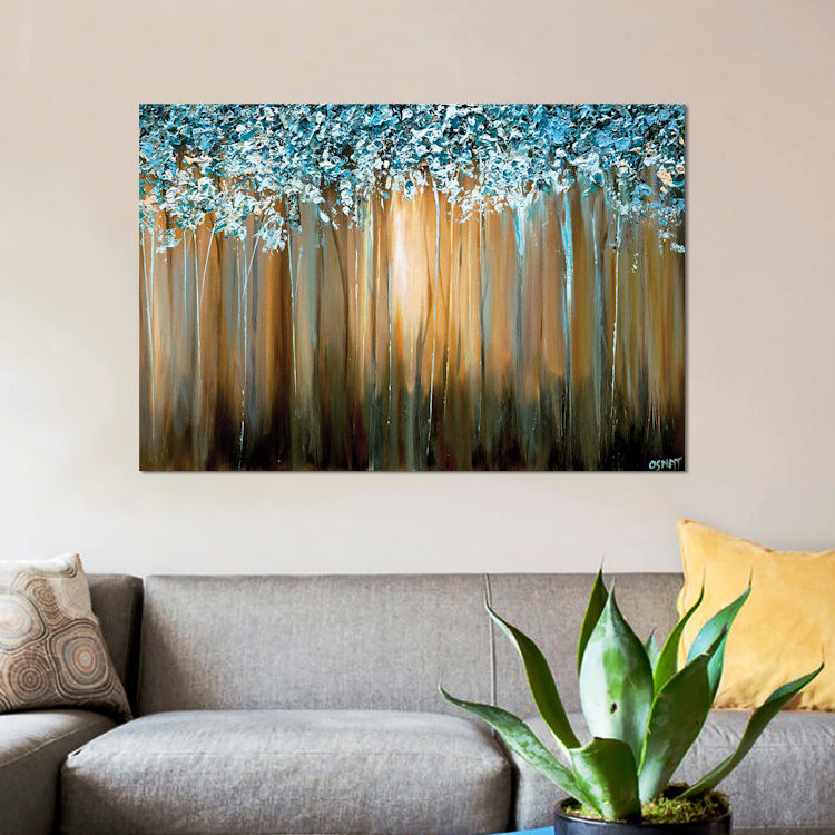«Swiger Paradise» par Osnat Tzadok - Estampe numérique sur toile tendue, H 18 po x l 26 po x P 1,5 po, Toile tendue