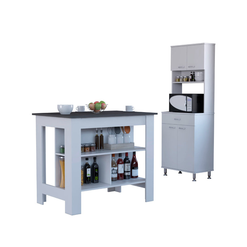 Îlot de cuisine 40,5 po Megharam