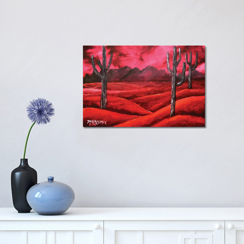 Southwestern Desert by Derek McCrea - Wrapped Canvas Print, 30.48 cm H x 45.72 cm W