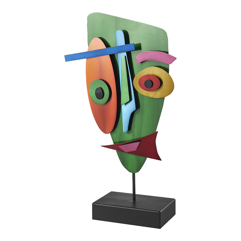 Sculpture colorée en métal Desings 2