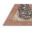 Orange oriental/bleu/beige Tapis décoratif-1705660683