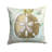Sand Dollar Outdoor Reversible Throw Pillow-22324657