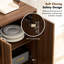 Buffet avec tablette réglable et 3 tiroirs, armoire de style moderne-1289690875