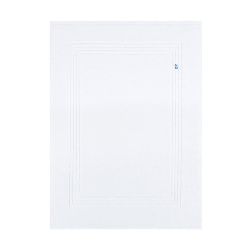 Southern Tide Optical Bath Mat, White