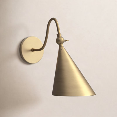 Cogan Single Light Dimmable Armed Sconce