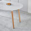 Table extensible, table de salle à manger, pieds en bois, 100/140 / 180X100x75cm