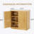 31.5-Inch Modern Wavy Sideboard, Curved Contour Design Storage Cabinet, 2-Door Cabinet With Storage Function, Suitable For Kitchen/Bedroom/Living Room-312855411