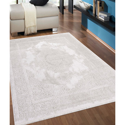 Savannahjo Tencel Oriental Indoor Rug