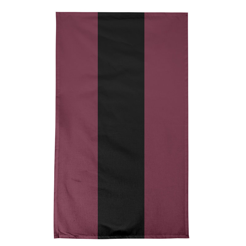 Stripe Tea Towel Kitchen Towel, Cotton, Wine/Black/Wine Cleveland Basketball