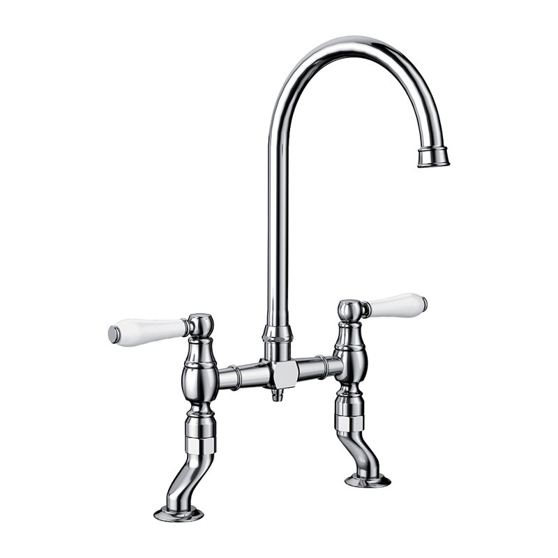 Vicus Deck Mixer/Bridge Tap, Chrome