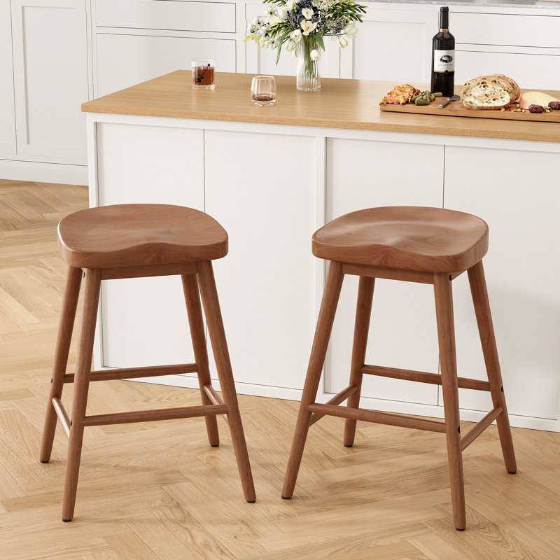 Tabouret de bar 25,9 po, Tabouret de comptoir (siège d'une hauteur de 25,9, Brun