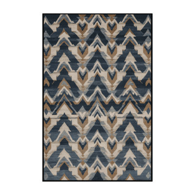 Machine Washable Persian Gray Area Rug