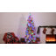 Arbre de Noël illuminé enneigé 7 pi avec 953 pointes et 380 lumières DEL bicolores, décoration de Noël élégante pour la maison, l'appartement, le bureau et les coins-845728547