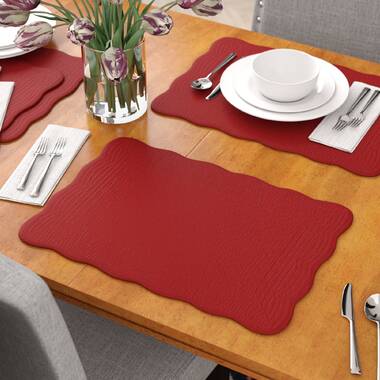 Lark Manor Anzalone Leather/Faux Leather Round Placemat & Reviews