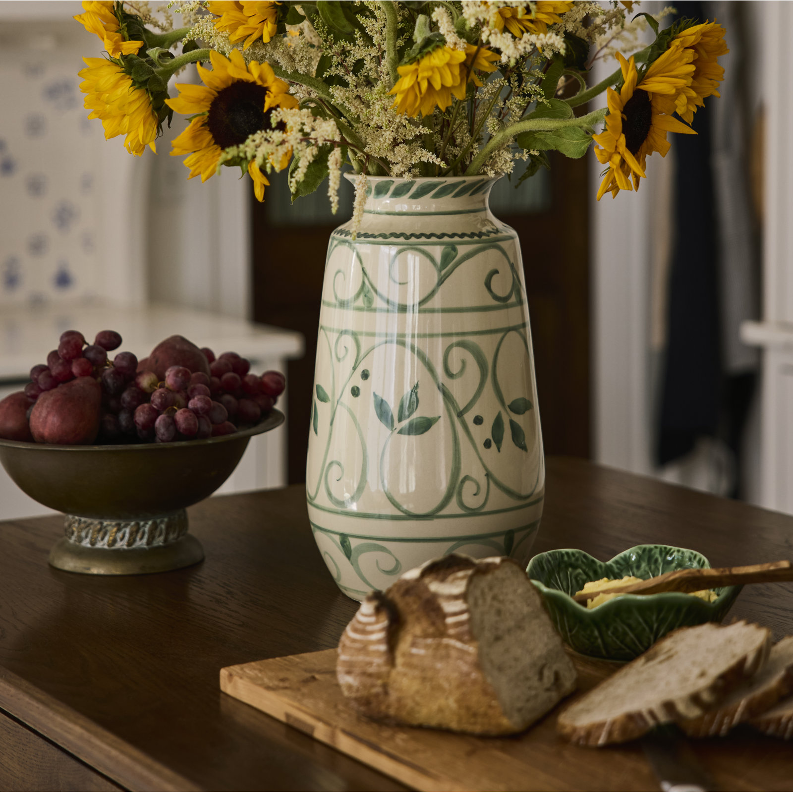Cabbage Earthenware Dessert Bowl
