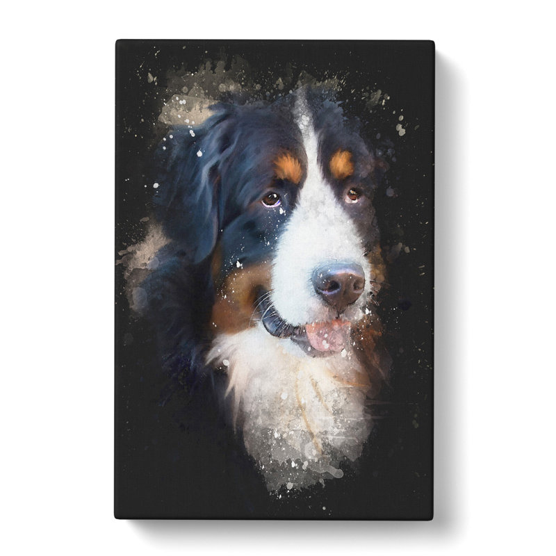 Bermese Mountain Dog - Wrapped Canvas, 60cm H x 40cm W x 3cm D