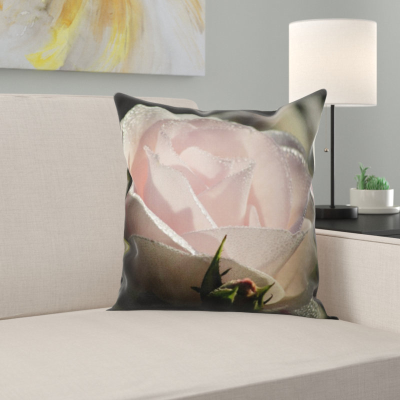 Coussin décoratif rose