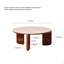 Table basse surélevée 100% chêne massif
