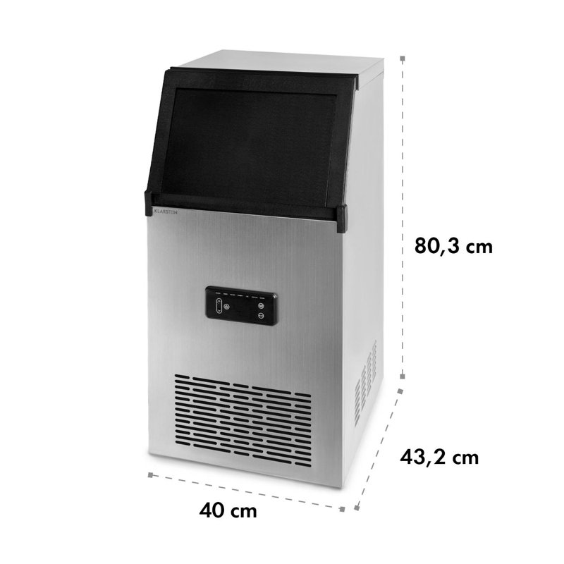Klarstein Countertop Snow Cone Maker, 15 L
