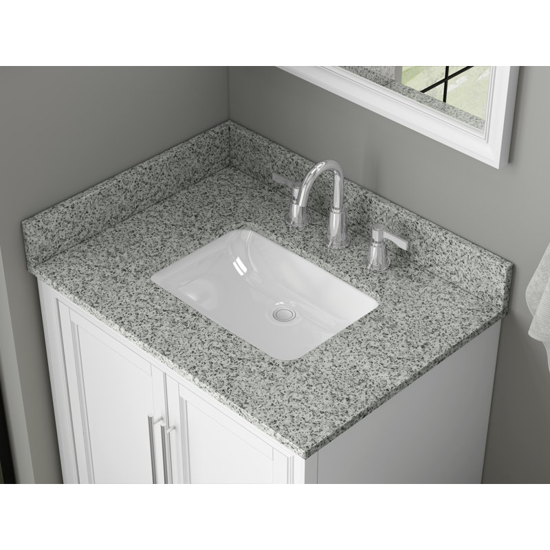 25" Back Splash Grey Granite, Grey Granite