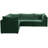 Ensoll Velvet L-Shaped Sectional Reversible-1930743967