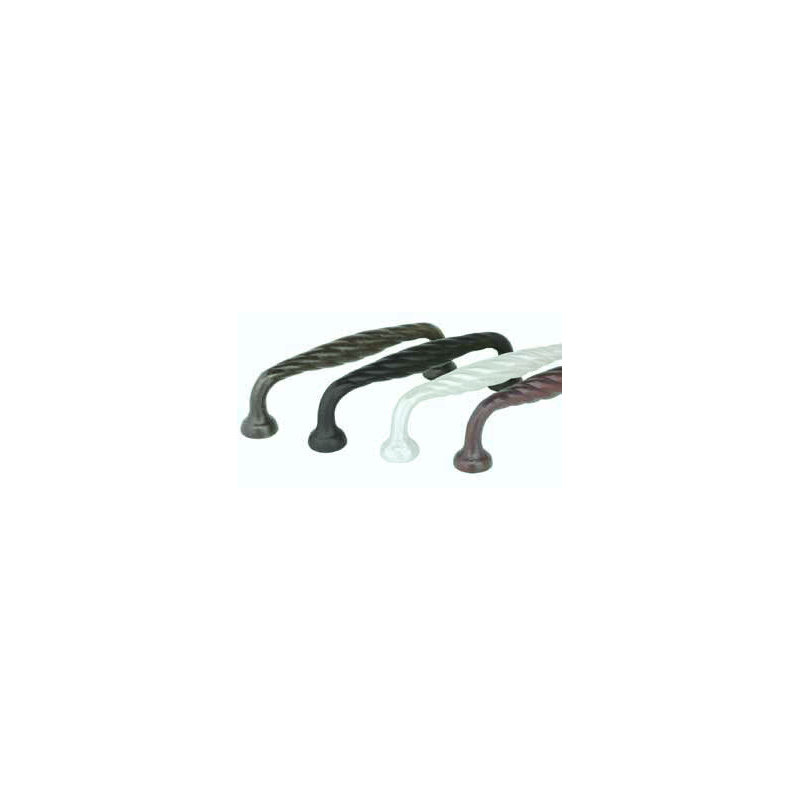Tuscany Twist 3 1/2" Center to Center Birdcage Pull, 4", Medium Bronze