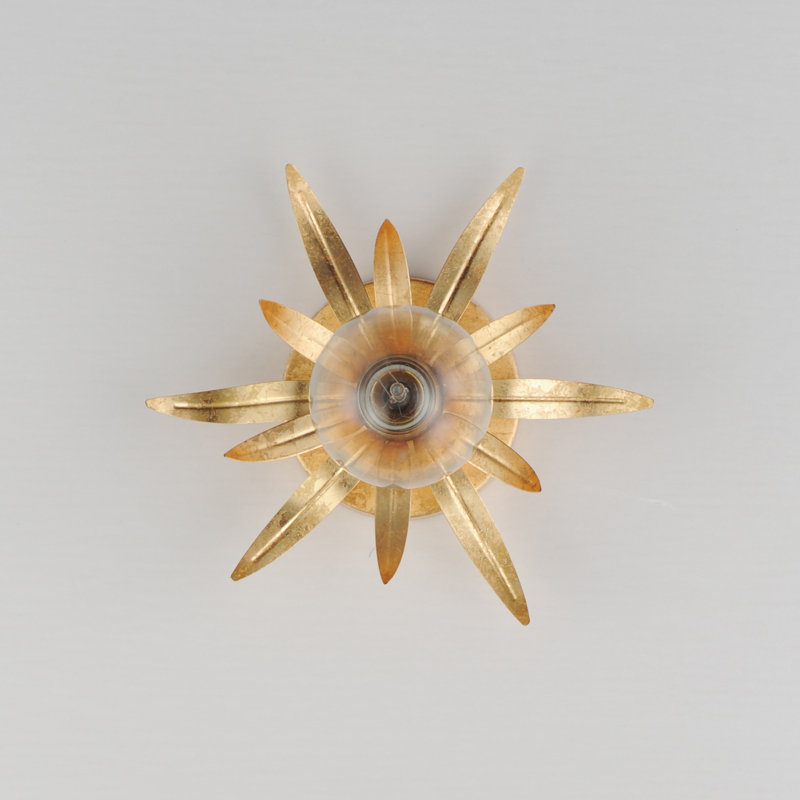 Paloma-Wall Sconce, Gold Leaf