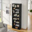 Armoire de rangement pour CD, DVD, tablette réglable, rangement à 8 couches, bibliothèque, maison, bureau, bibliothèque double couche multifonctionnelle, peut être démontée en deux bibliothèques de rangement à 4 couches-1325047946