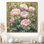 Pivoines dans le jardin de fleurs I - Art mural de pivoines pour le salon