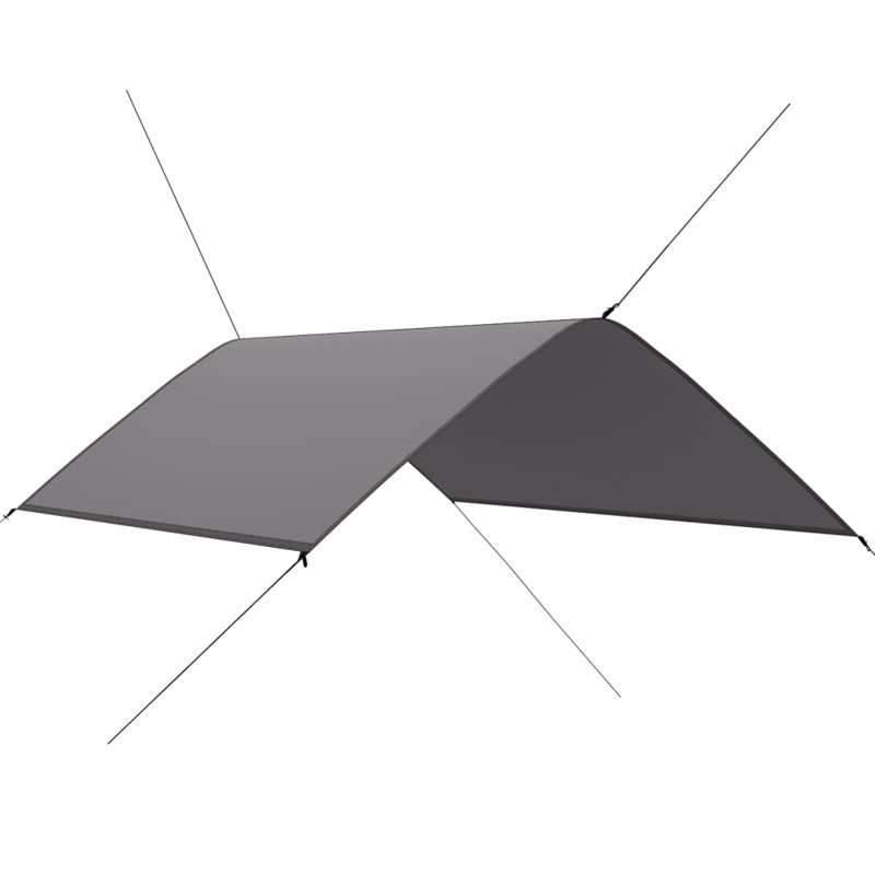 Rexdale 2.85m x 3m Rectangular Shade Sail, Grey
