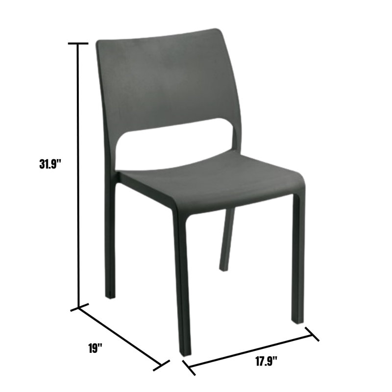 Chaise d'appoint empilable Patio Perfection