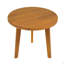 Table d'appoint ronde en acacia
