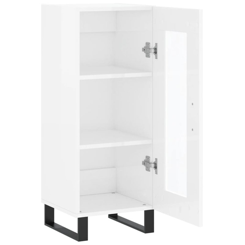 Maquisha Display Cabinet, High Gloss White