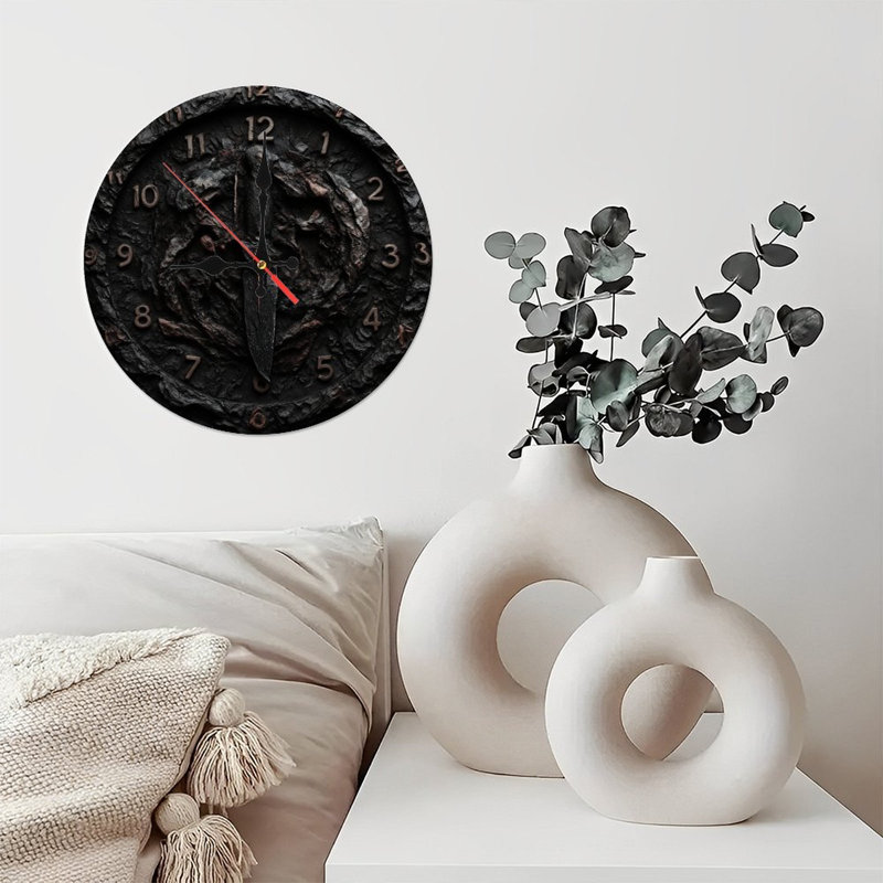 Dark Gritty Dagger Clock