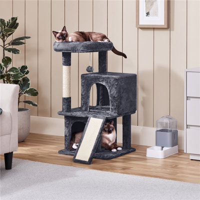 Therese 36″ H Multilevel Cat Tower with Double Condos