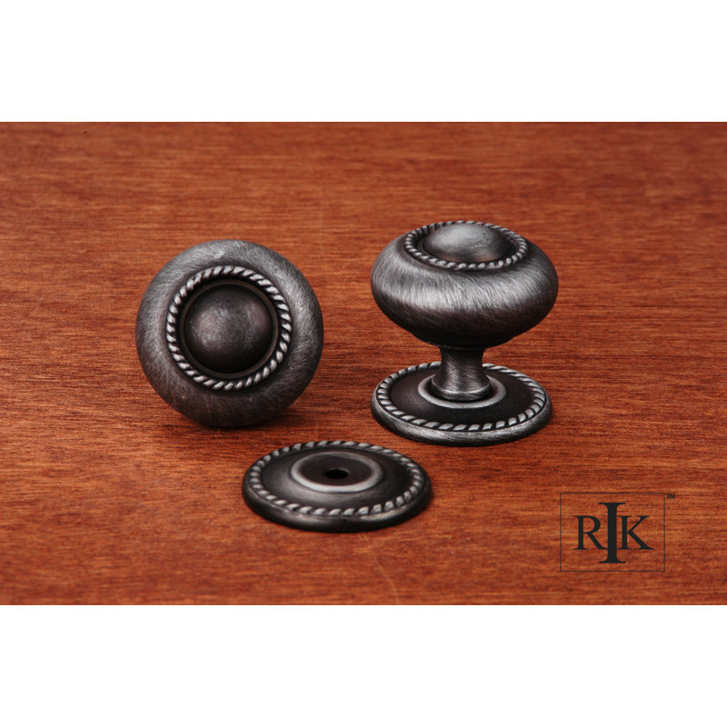 CK Series Mushroom Knob, Large, Distressed Nickel